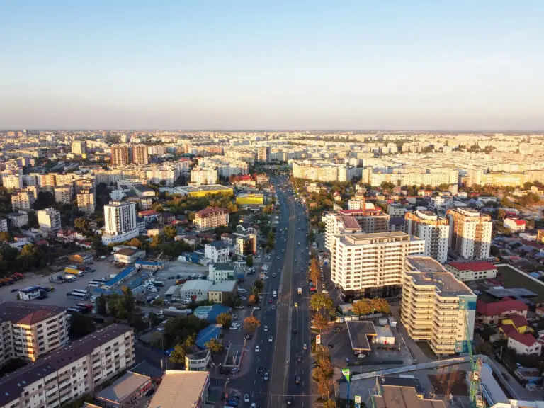 Bright looking city